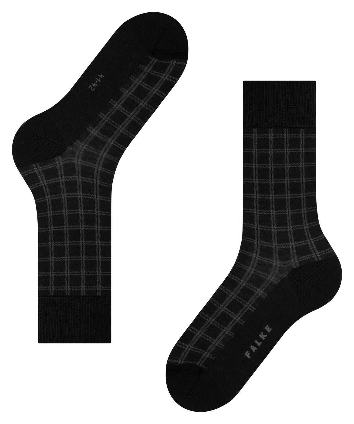 Falke Modern Tailor Socks Zokni Férfi Fekete | NSRF-45308