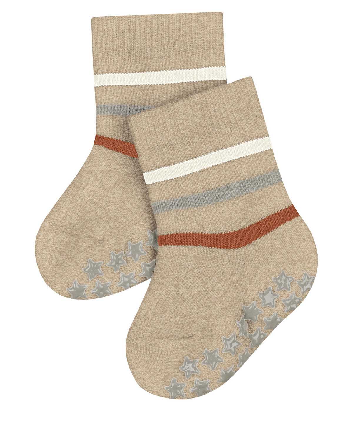 Falke Multi Stripe House socks Zokni Baba Bézs | TMXK-63854