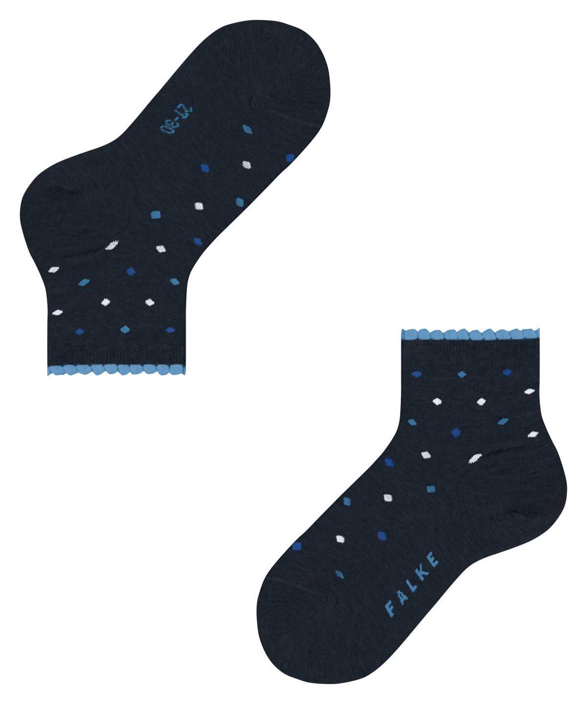 Falke Multidot Short sock Zokni Gyerek Kék | JMYK-81364