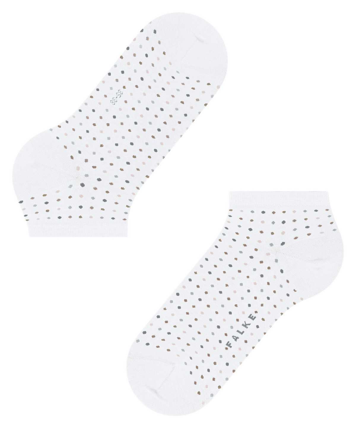 Falke Multispot Sneaker socks Zokni Női Fehér | BLFQ-49263