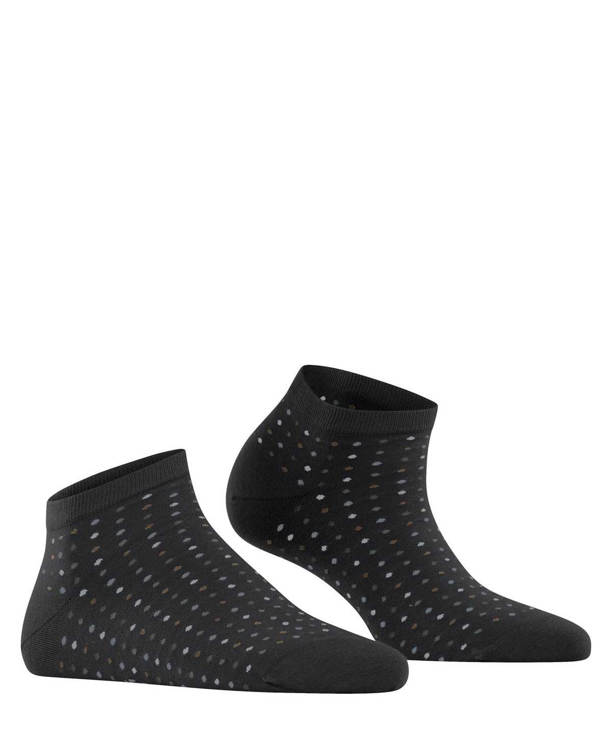 Falke Multispot Sneaker socks Zokni Női Fekete | FDTL-23950