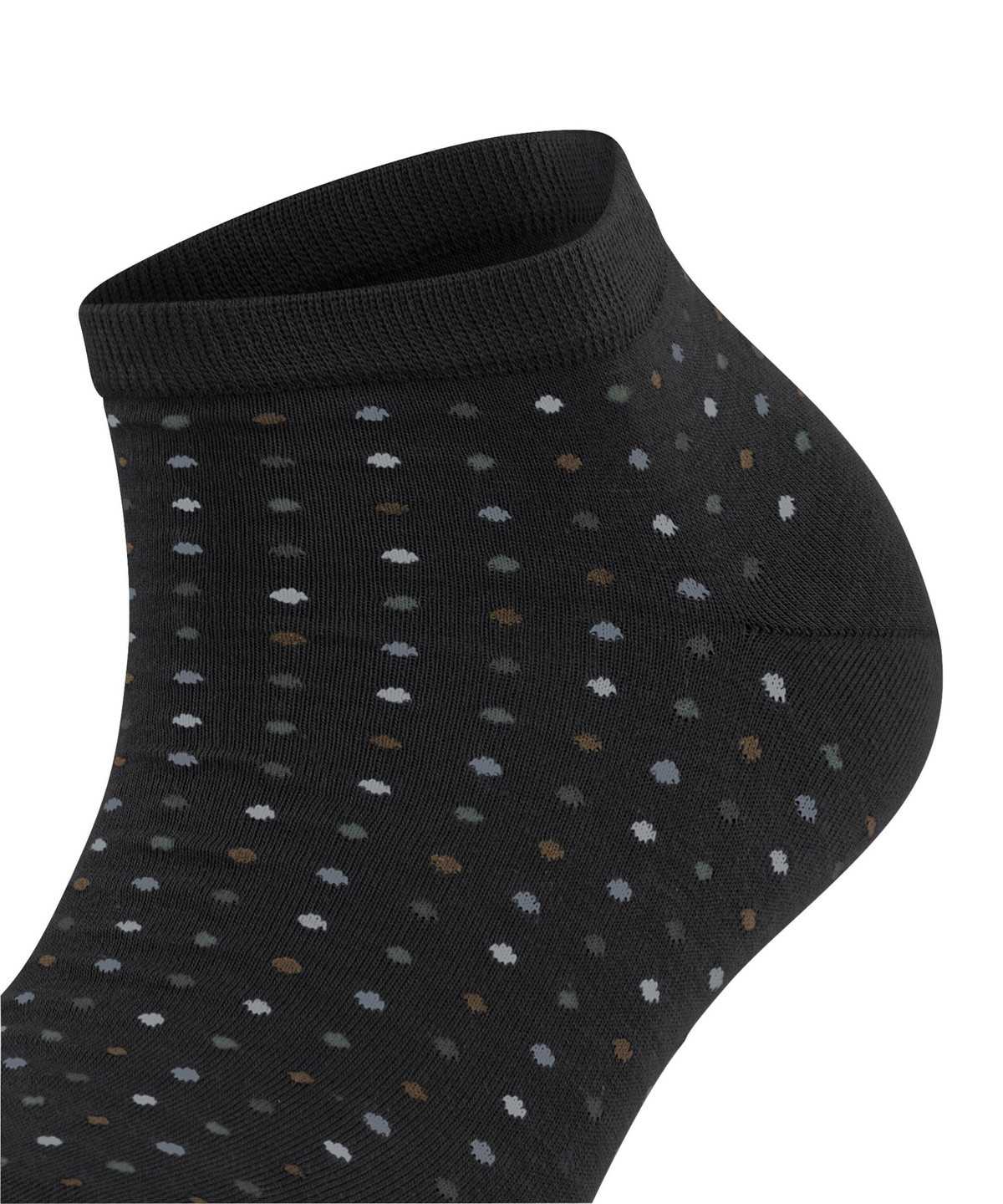 Falke Multispot Sneaker socks Zokni Női Fekete | FDTL-23950