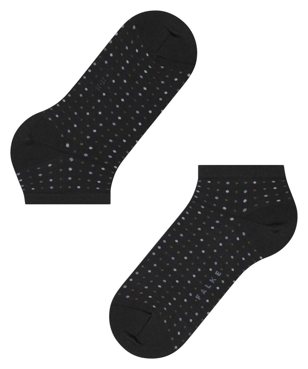 Falke Multispot Sneaker socks Zokni Női Fekete | FDTL-23950