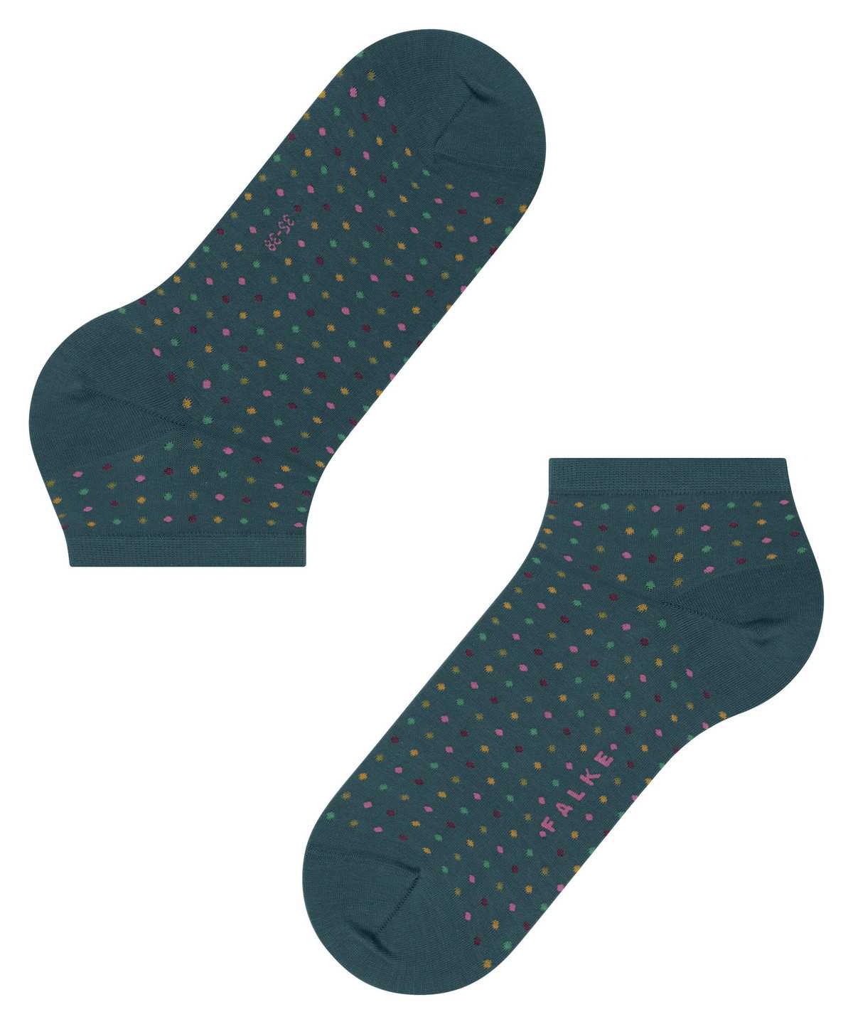 Falke Multispot Sneaker socks Zokni Női Zöld | TUGI-12378