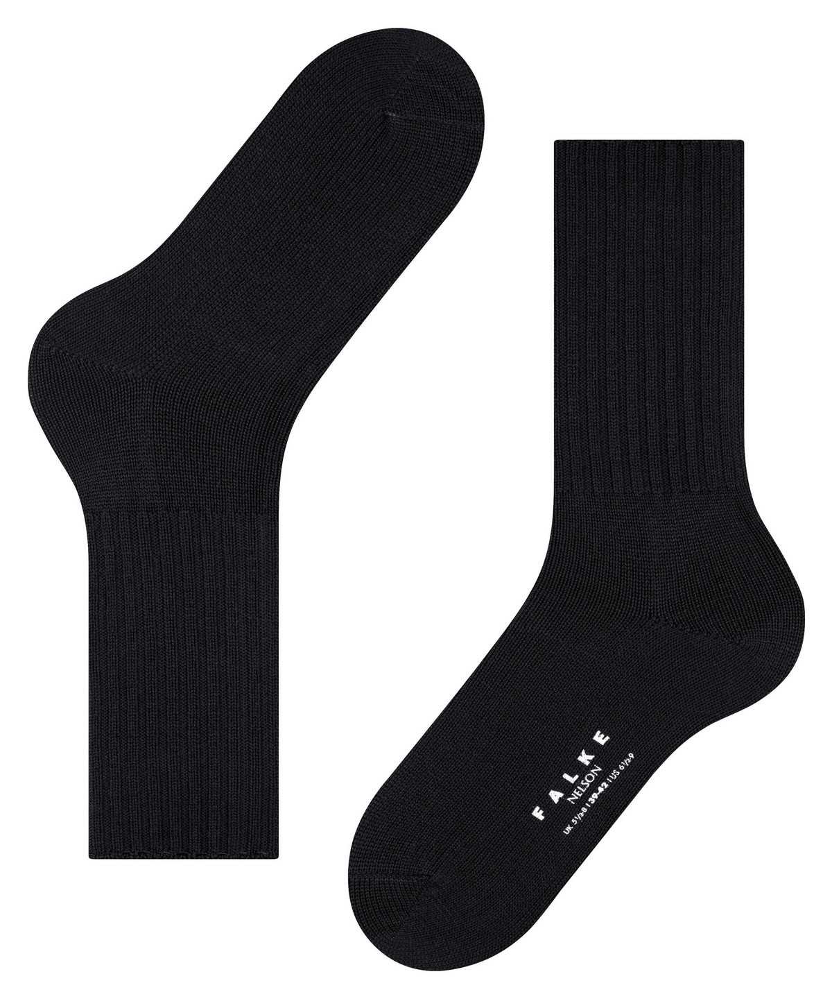 Falke Nelson Boot socks Zokni Férfi Fekete | BESN-75960