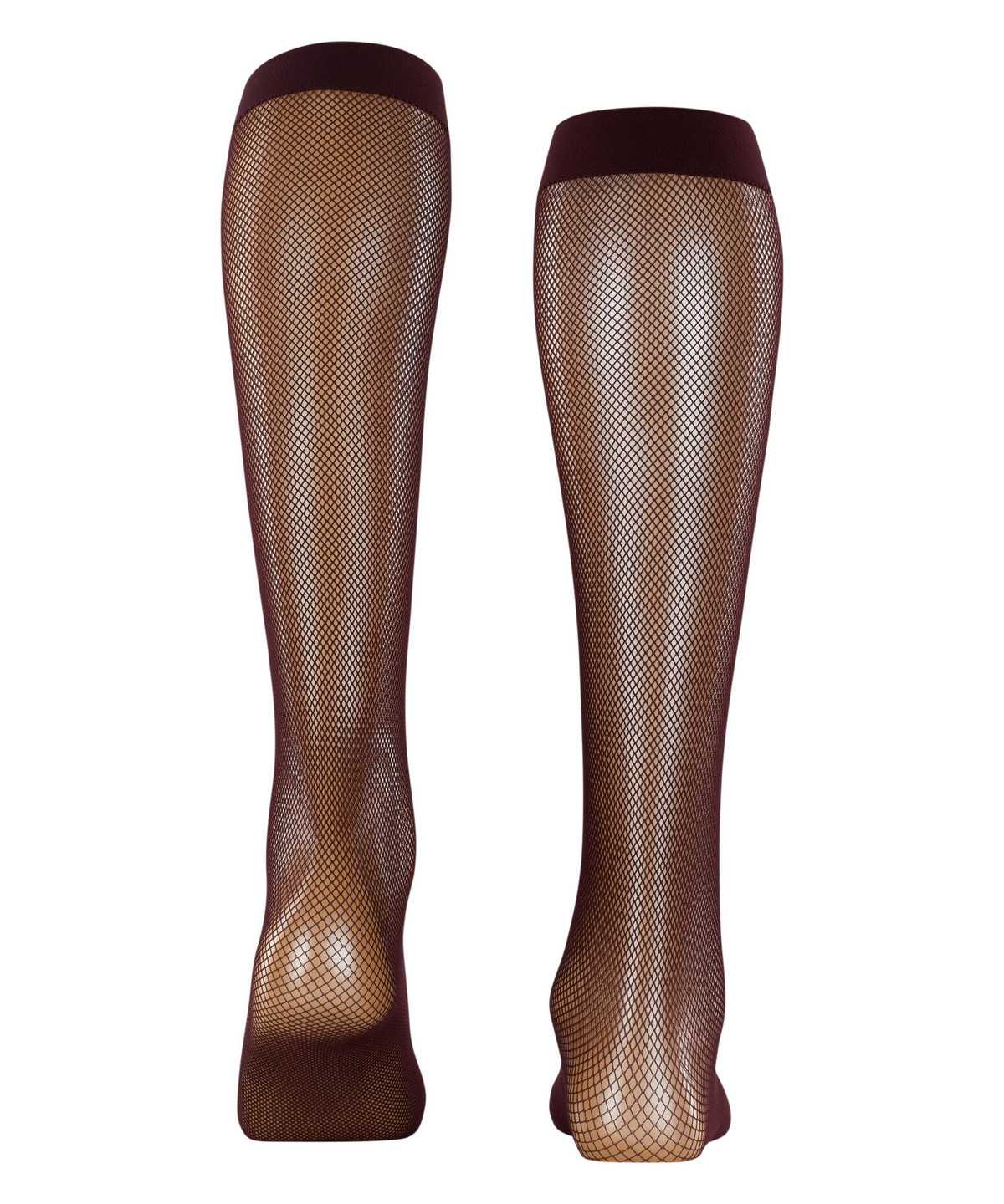 Falke Net Knee-high Socks Zokni Női Piros | AUMC-90764