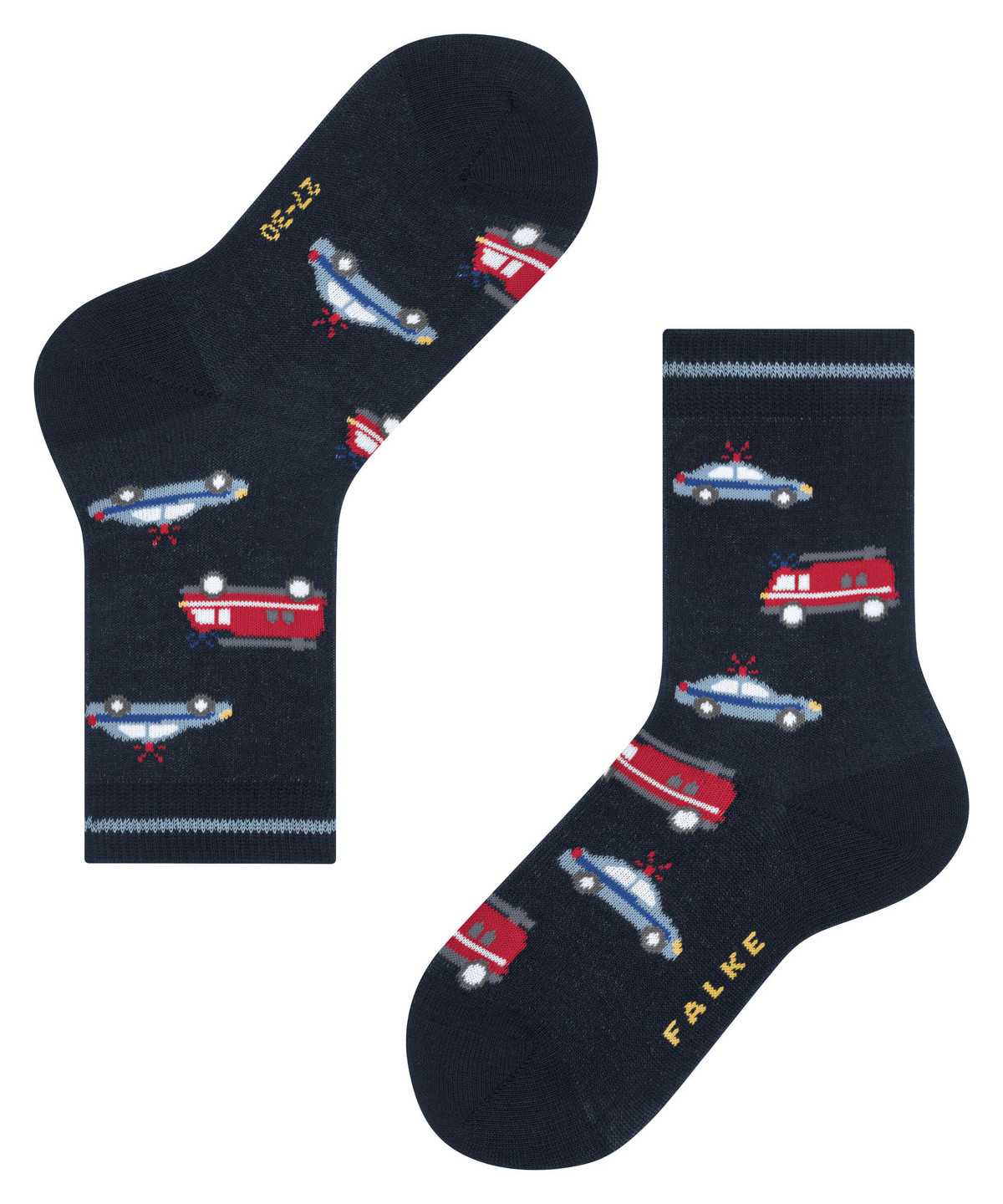 Falke Police and Fire Cars Socks Zokni Gyerek Kék | FSVH-89510