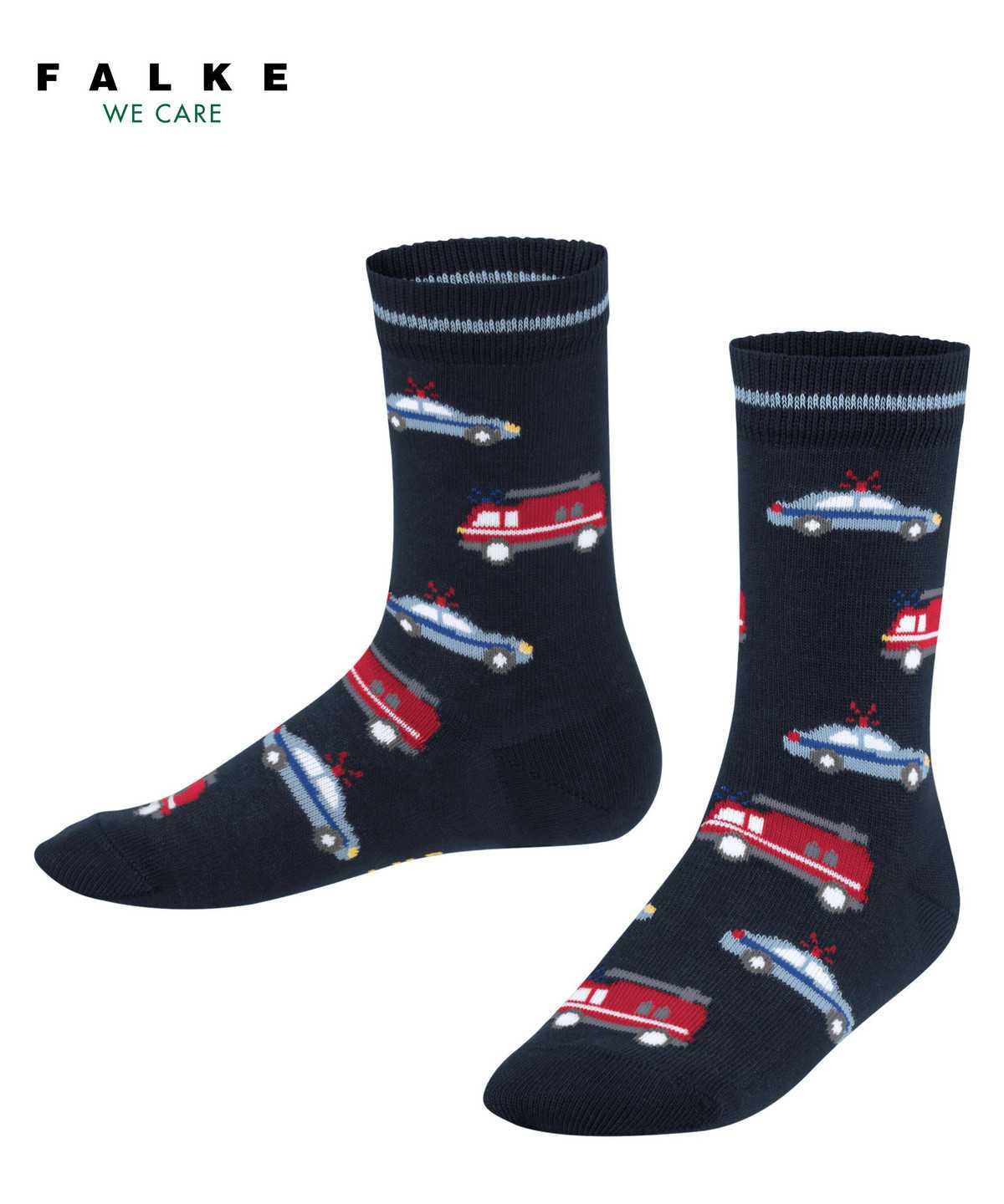 Falke Police and Fire Cars Socks Zokni Gyerek Kék | FSVH-89510