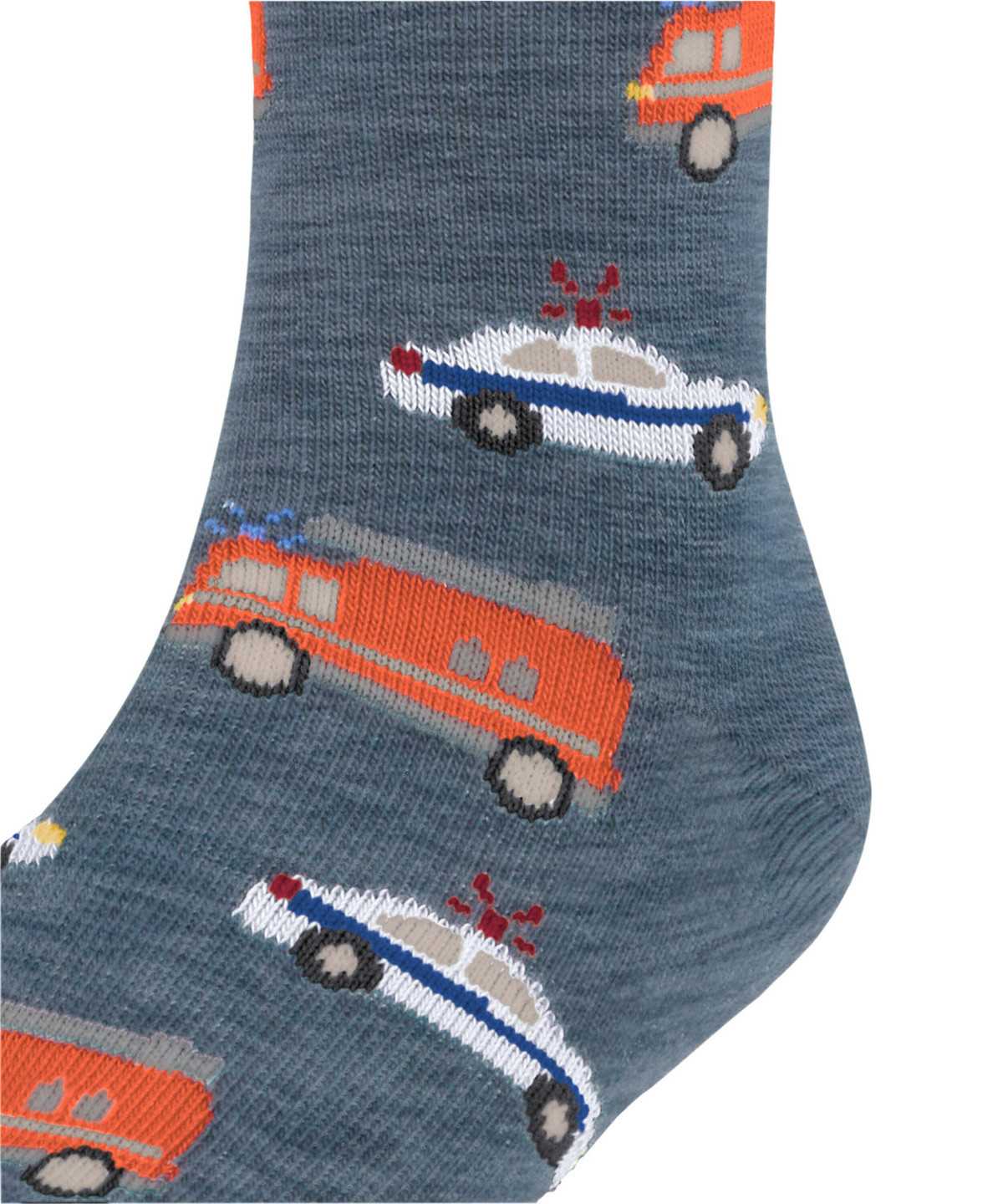 Falke Police and Fire Cars Socks Zokni Gyerek Kék | YOKE-42803