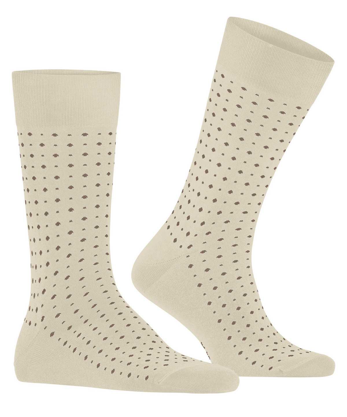 Falke Polished Dot Socks Zokni Férfi Bézs | ZXGF-60518