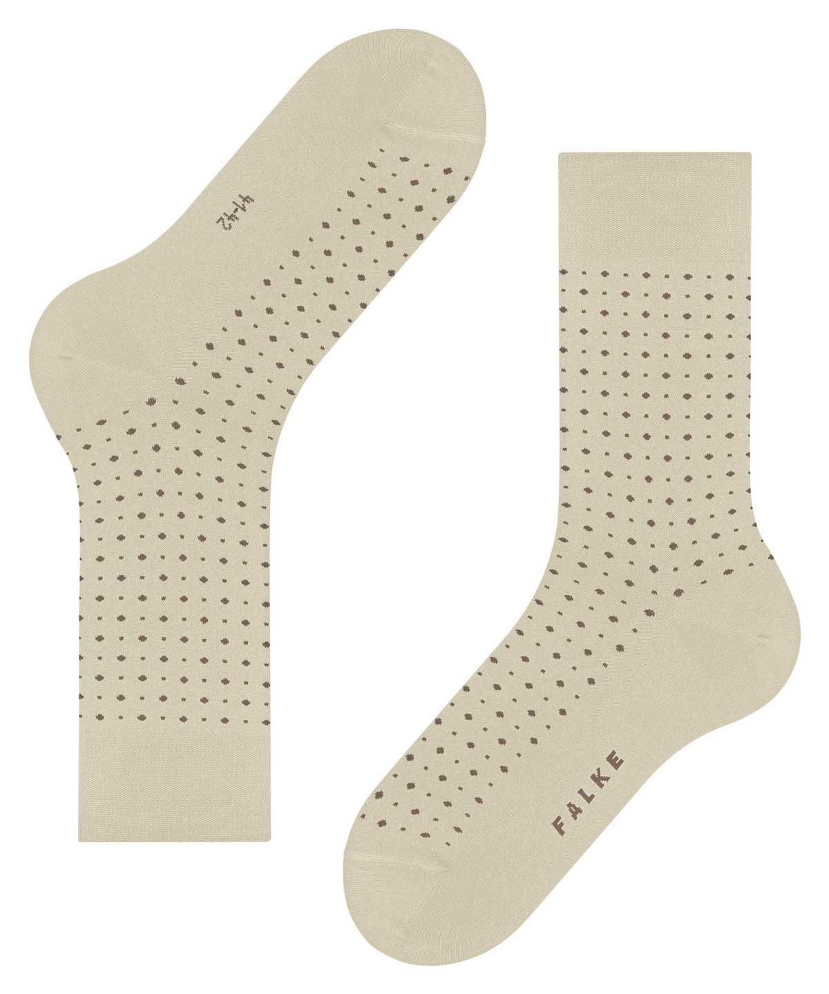 Falke Polished Dot Socks Zokni Férfi Bézs | ZXGF-60518