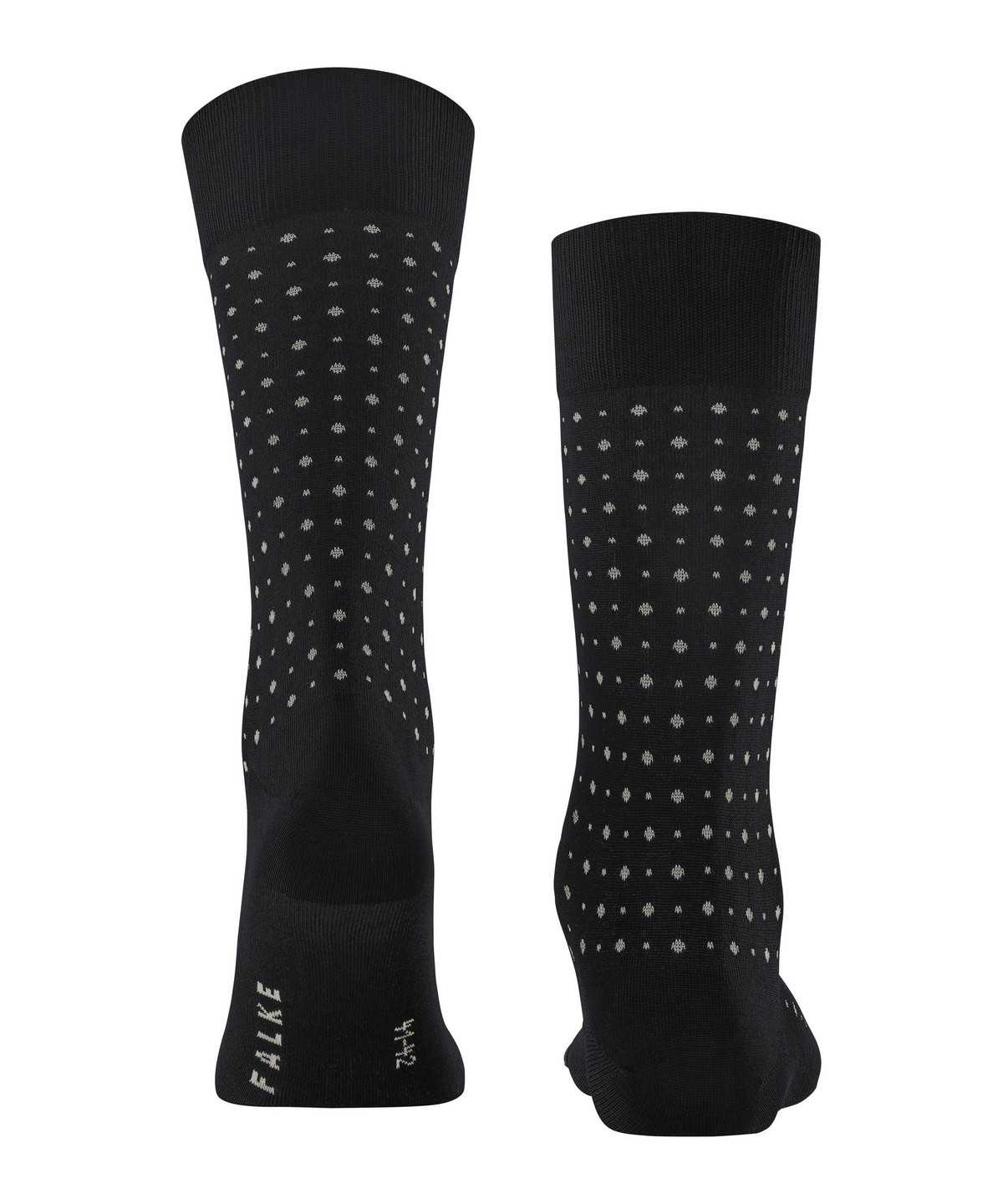 Falke Polished Dot Socks Zokni Férfi Fekete | VNDL-39402