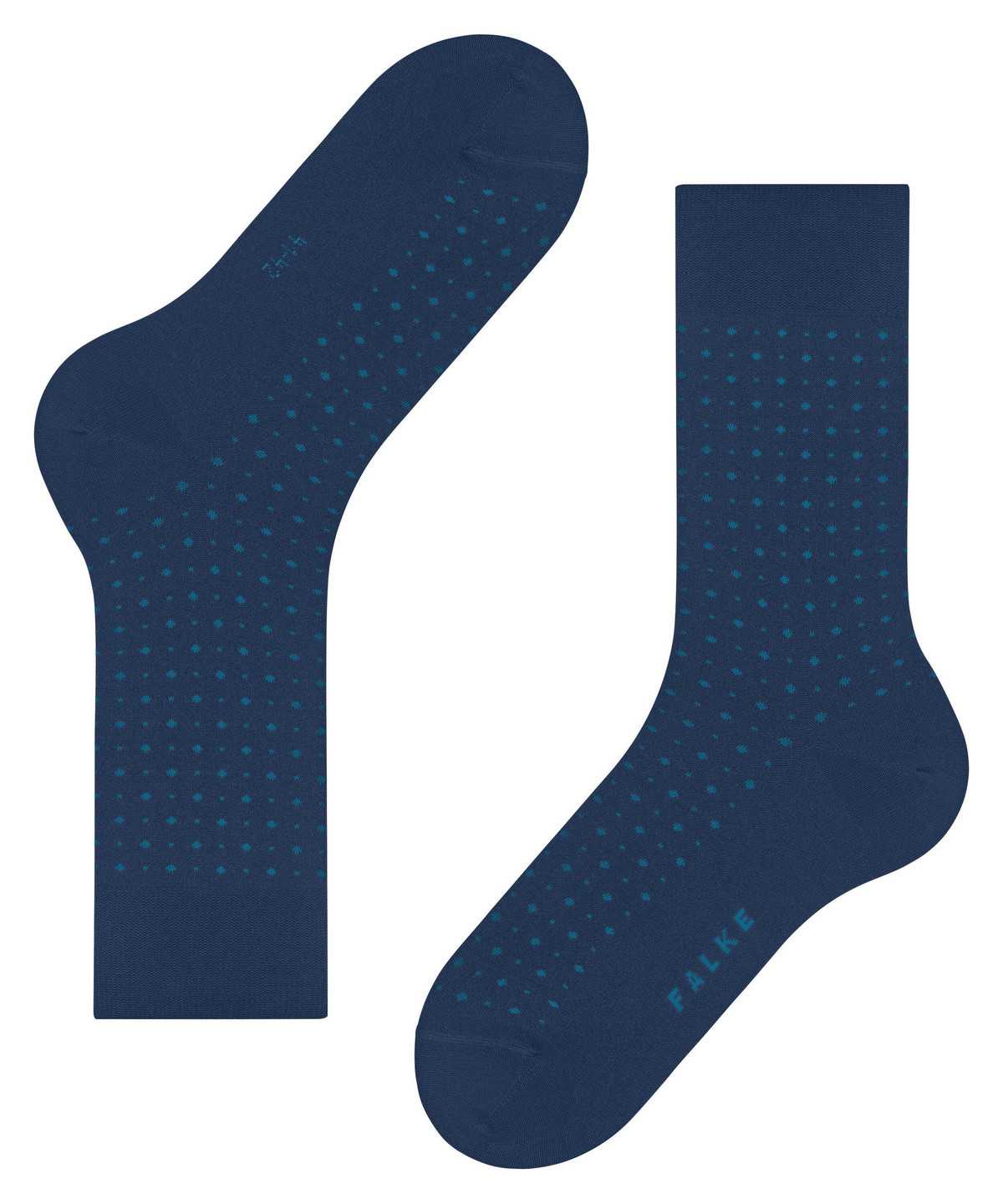 Falke Polished Dot Socks Zokni Férfi Kék | CYJQ-63127