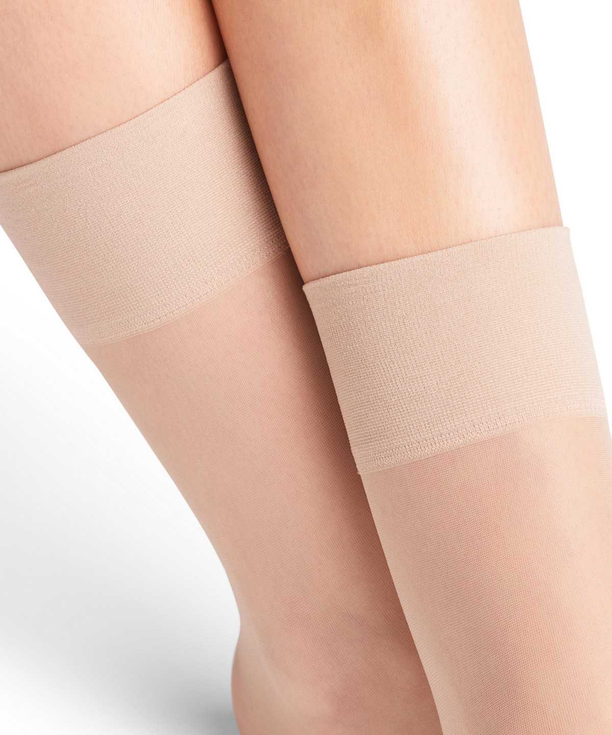 Falke Pure Matt 20 DEN Ankle socks Zokni Női Bézs | KVFI-71924