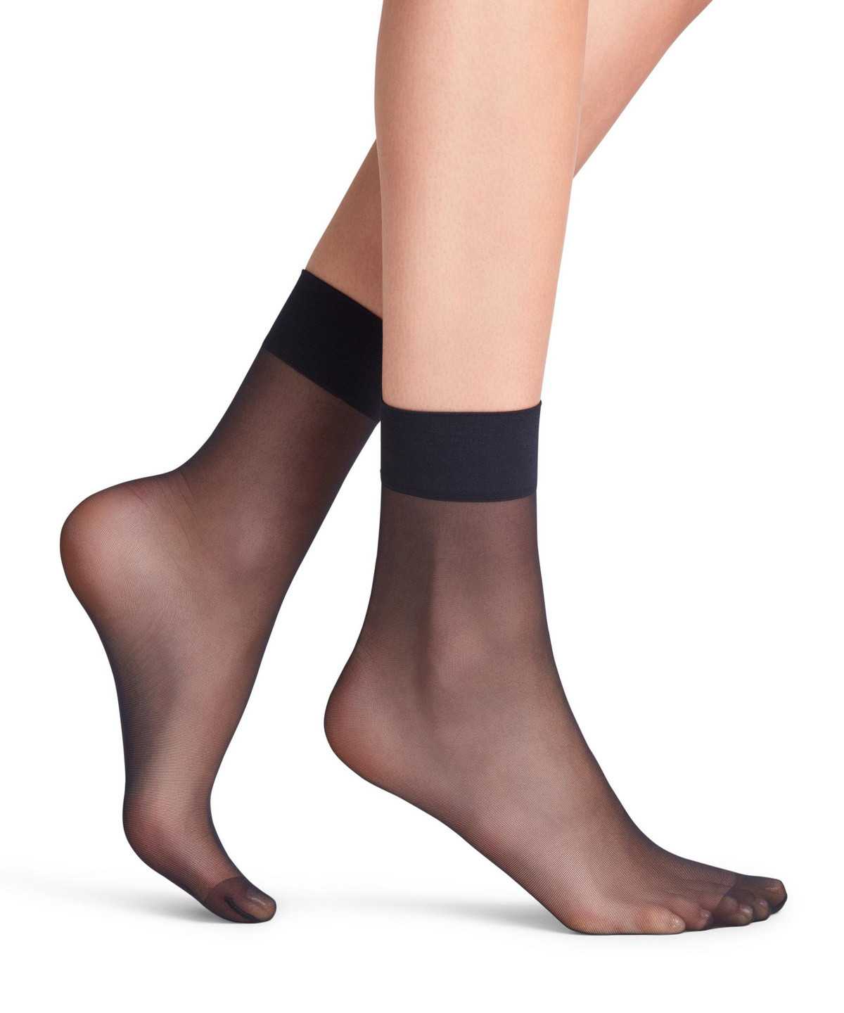 Falke Pure Matt 20 DEN Ankle socks Zokni Női Kék | URYS-79462