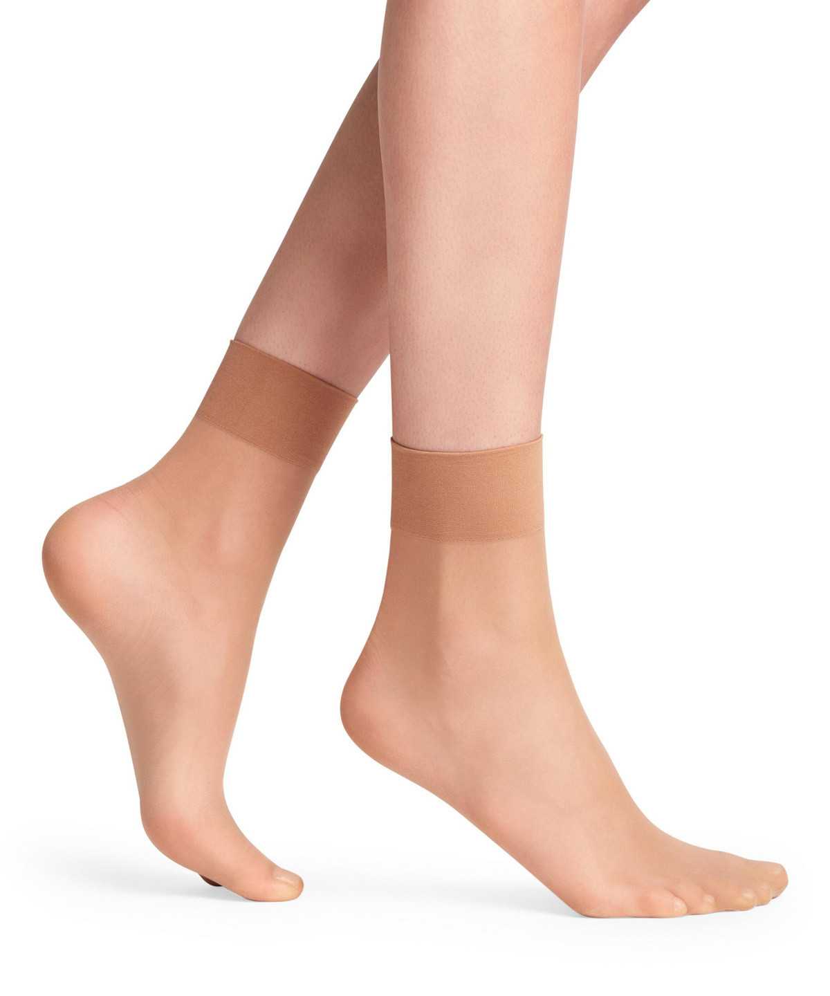 Falke Pure Matt 20 DEN Ankle socks Zokni Női Bézs | JOLR-78064