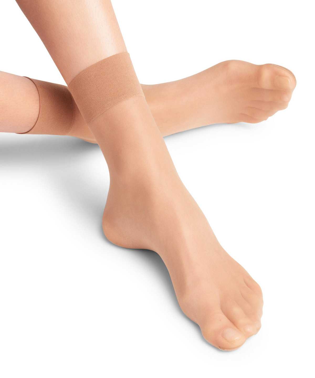 Falke Pure Matt 20 DEN Ankle socks Zokni Női Bézs | JOLR-78064