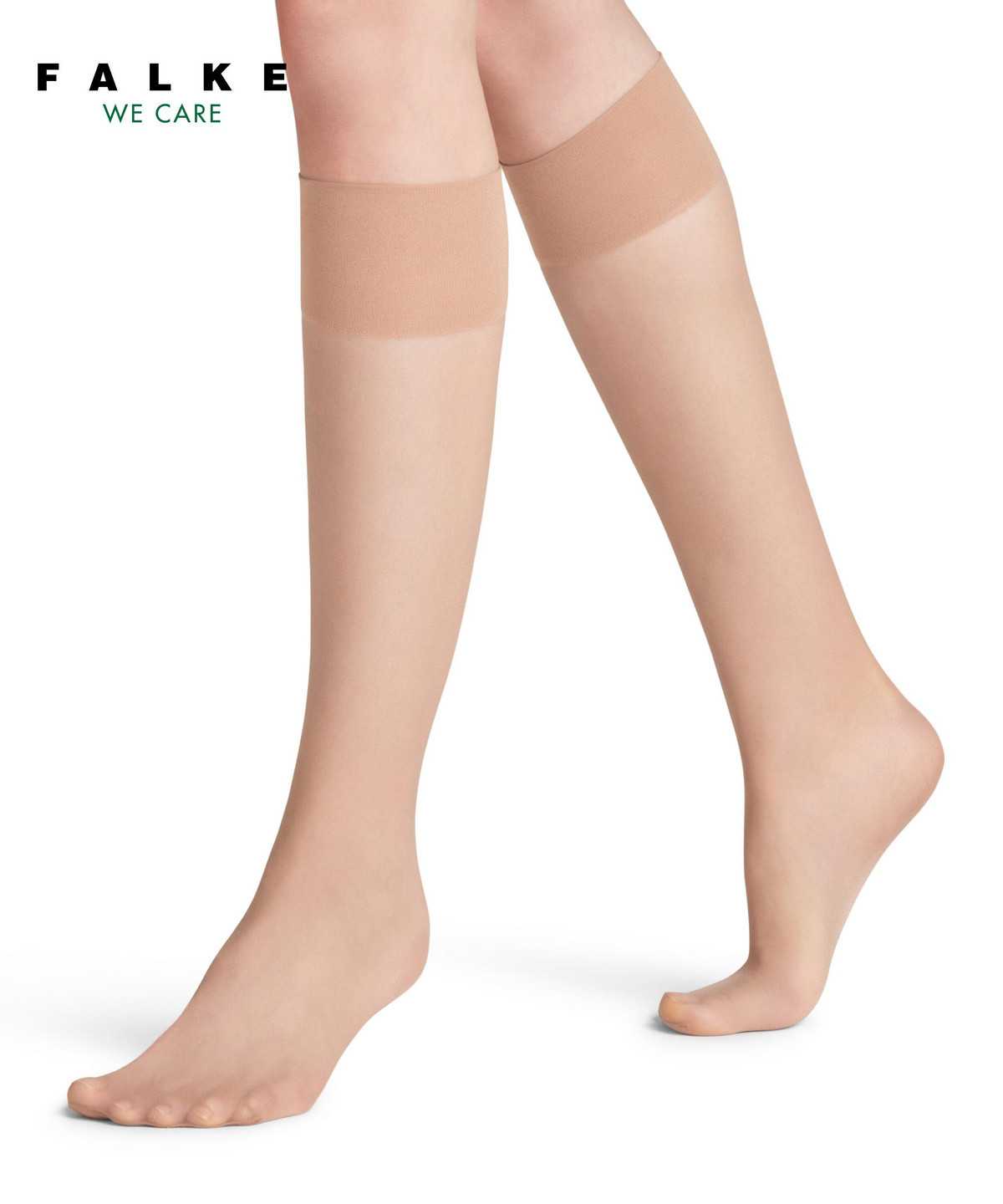 Falke Pure Matt 20 DEN Knee-high Socks Zokni Női Bézs | ICRB-45017