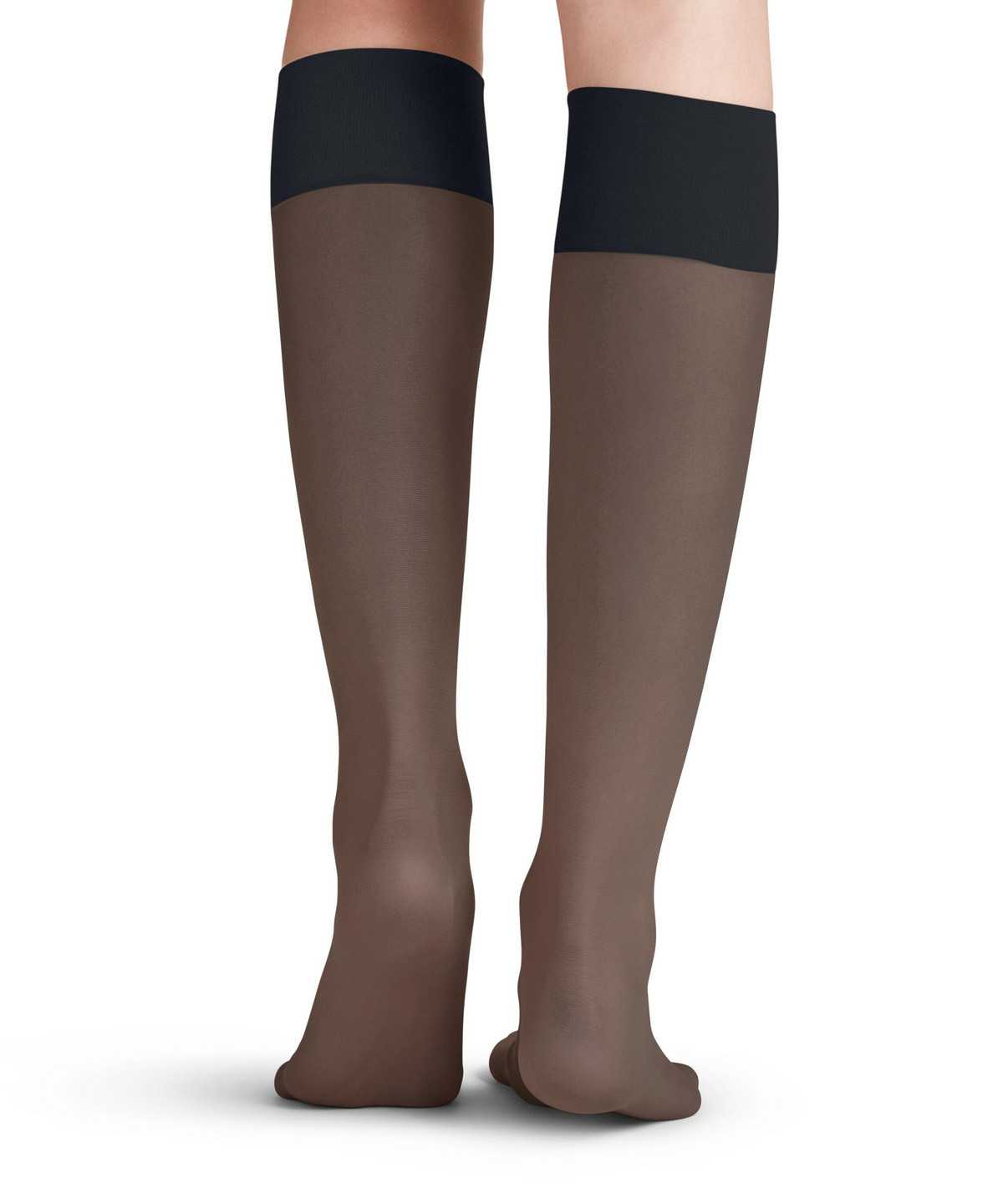 Falke Pure Matt 20 DEN Knee-high Socks Zokni Női Kék | TLNM-81546