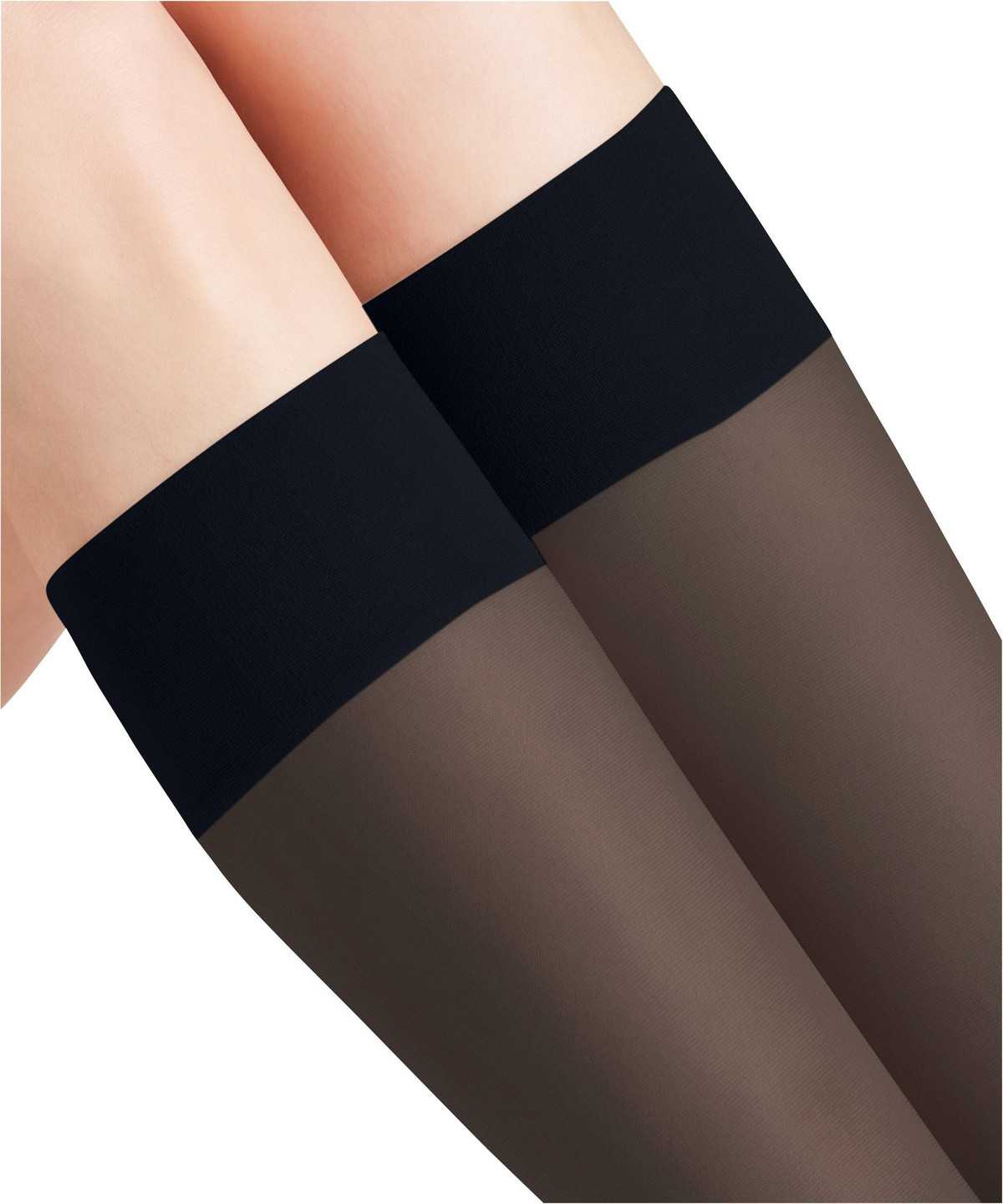 Falke Pure Matt 20 DEN Knee-high Socks Zokni Női Kék | TLNM-81546