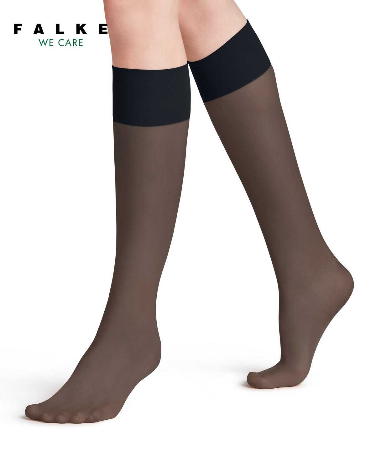 Falke Pure Matt 20 DEN Knee-high Socks Zokni Női Kék | TLNM-81546