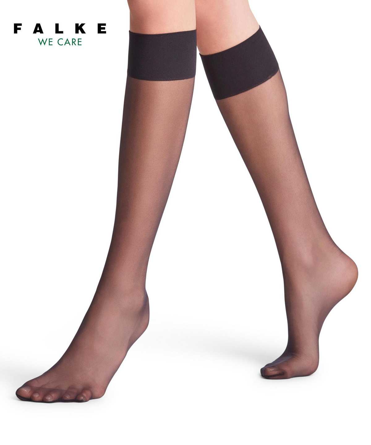 Falke Pure Matt 20 DEN Knee-high Socks Zokni Női Fekete | CSGX-46129