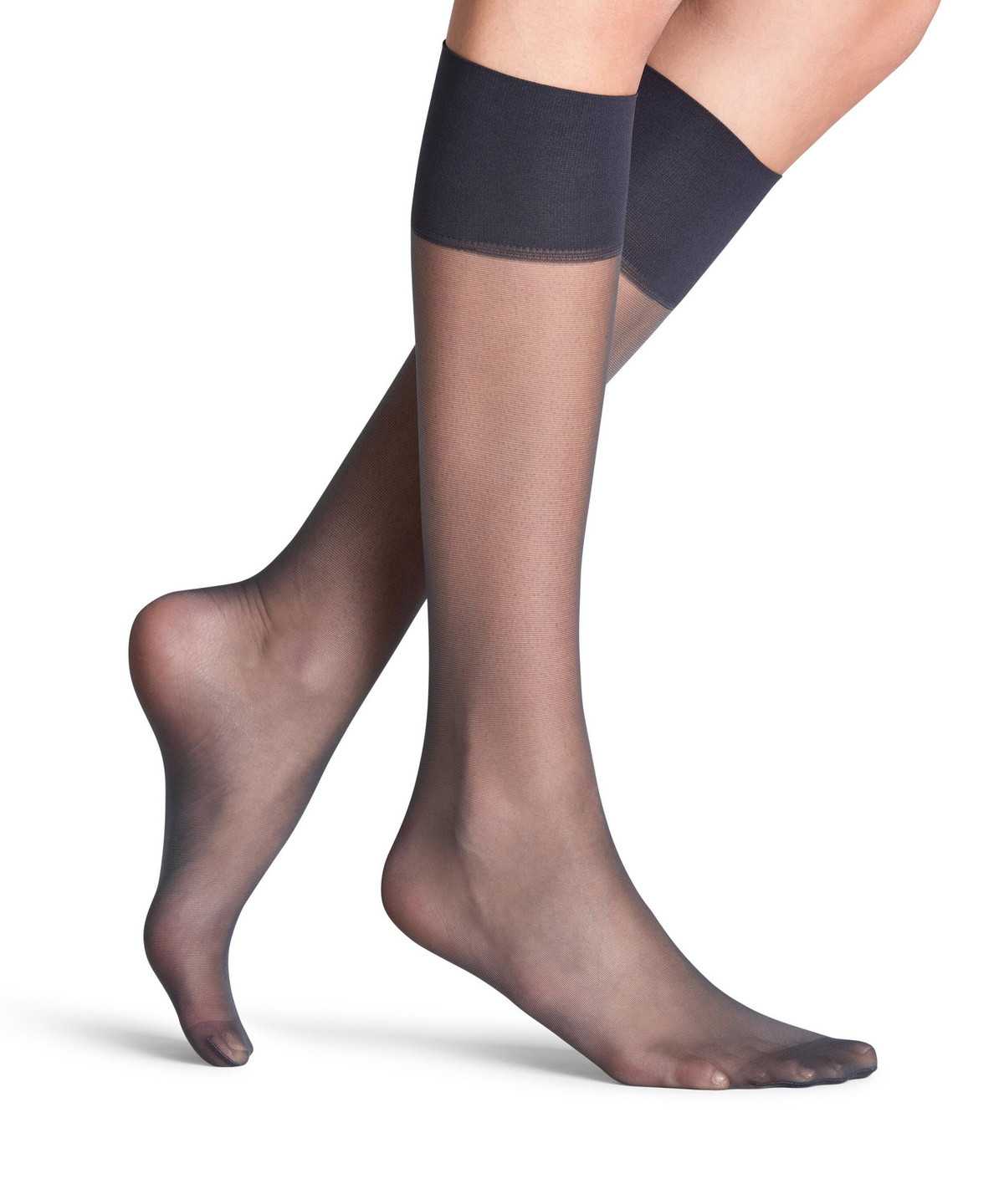 Falke Pure Matt 20 DEN Knee-high Socks Zokni Női Szürke | QGBN-23460