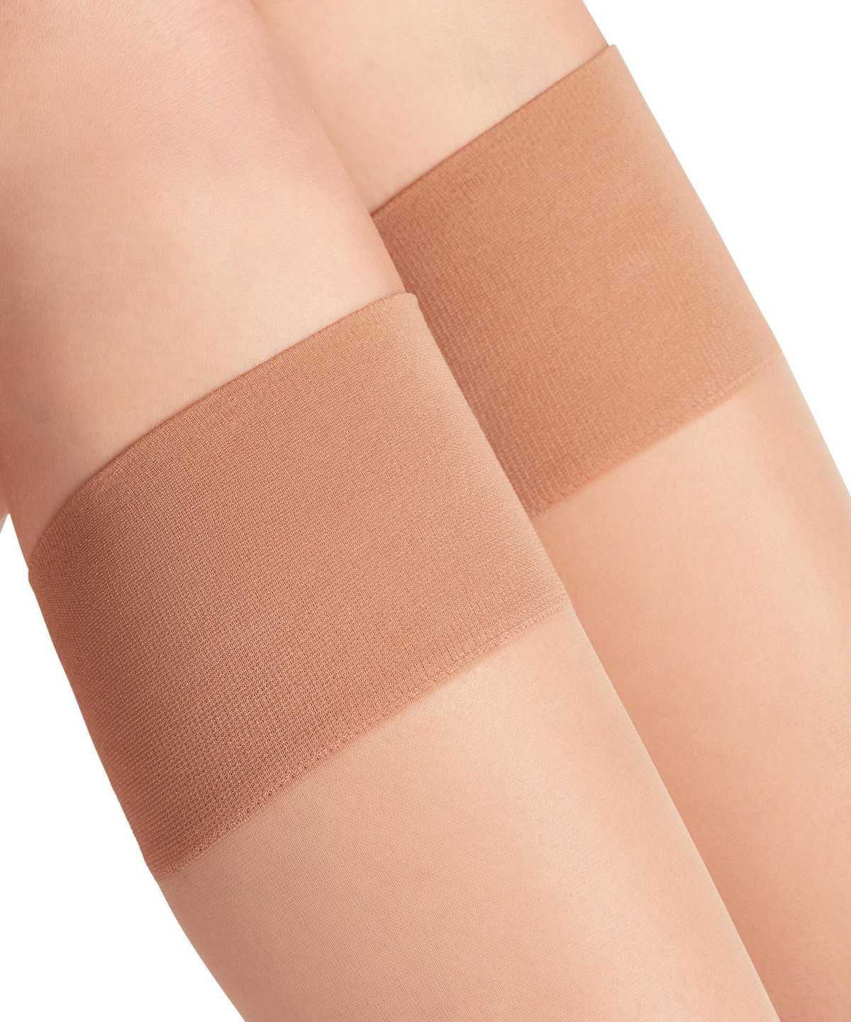 Falke Pure Matt 20 DEN Knee-high Socks Zokni Női Bézs | RTZN-20196