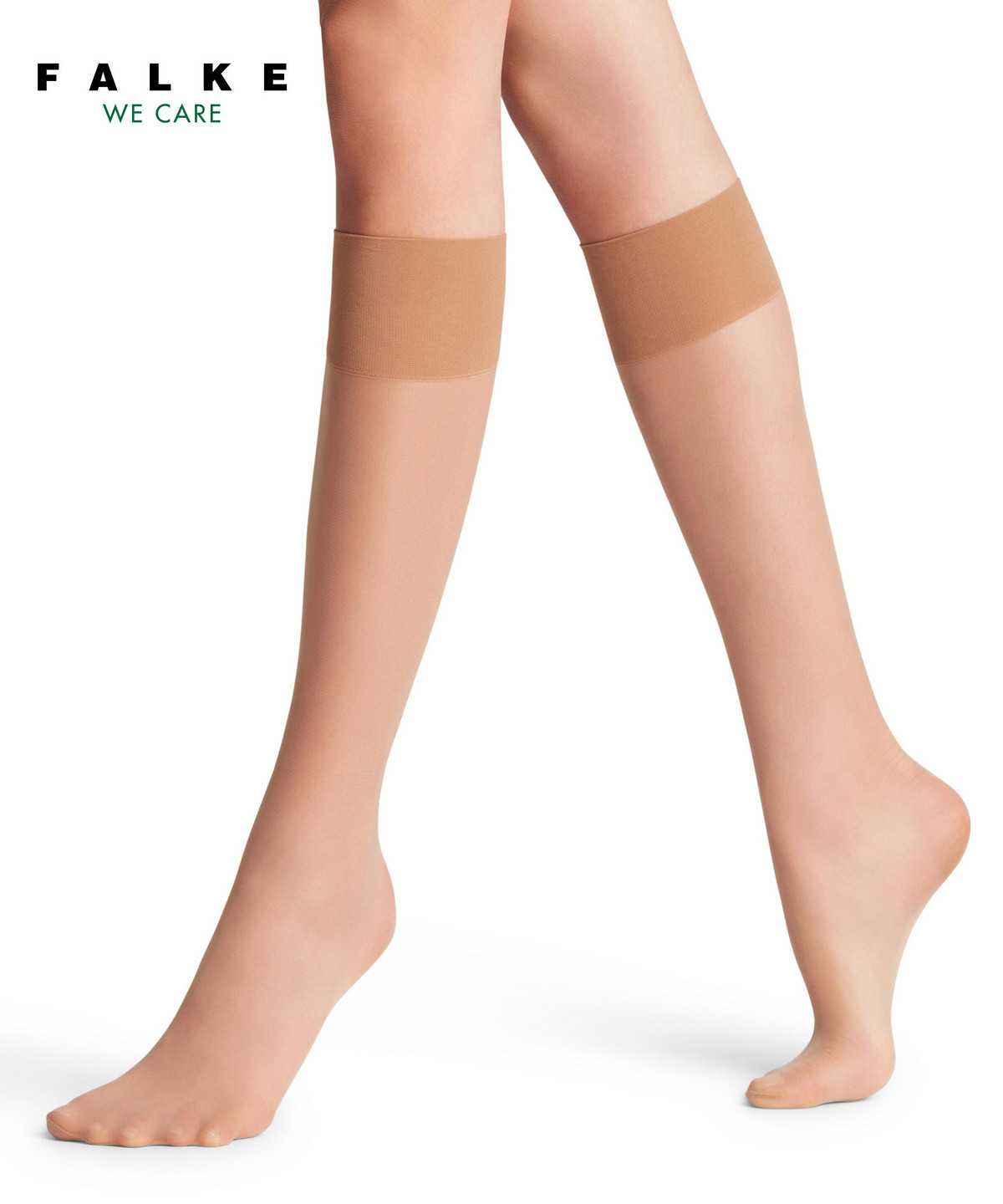 Falke Pure Matt 20 DEN Knee-high Socks Zokni Női Bézs | RTZN-20196