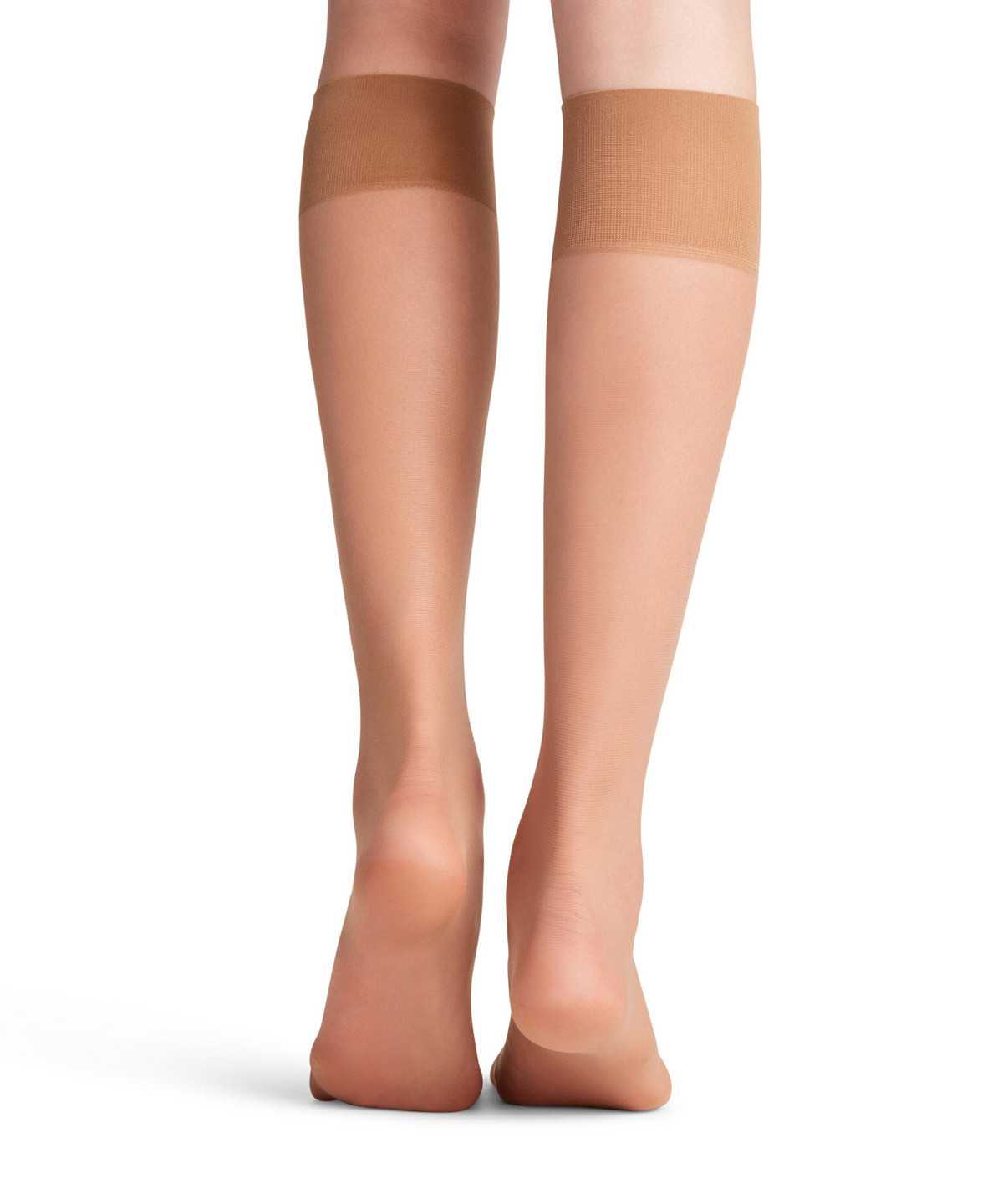 Falke Pure Matt 20 DEN Knee-high Socks Zokni Női Bézs | CVYZ-24570