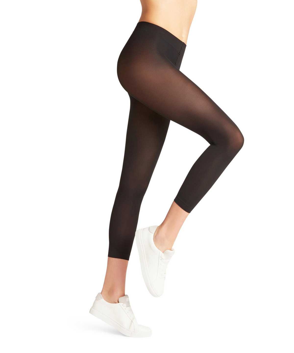 Falke Pure Matt 50 DEN Capri Leggings & Capri Női Fekete | ZBAQ-83647