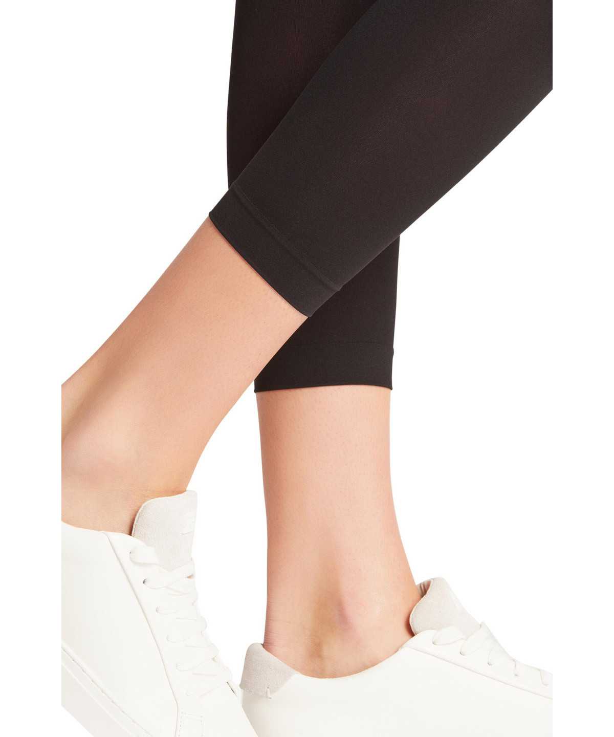 Falke Pure Matt 50 DEN Capri Leggings & Capri Női Fekete | ZBAQ-83647