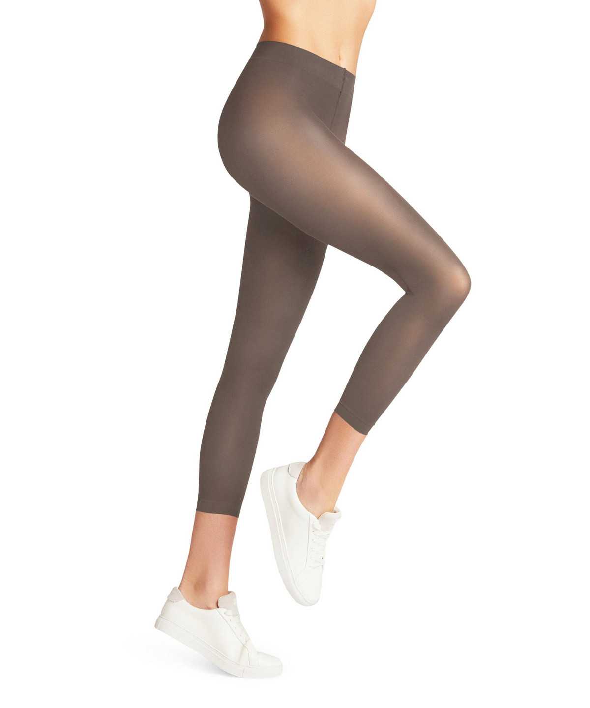 Falke Pure Matt 50 DEN Capri Leggings & Capri Női Barna | ZAHF-15230