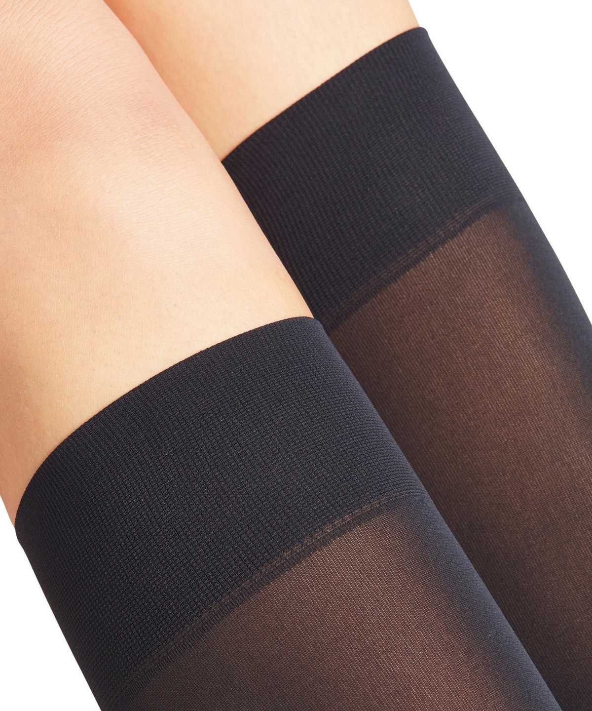 Falke Pure Matt 50 DEN Knee-high Socks Zokni Női Kék | VEHK-68915