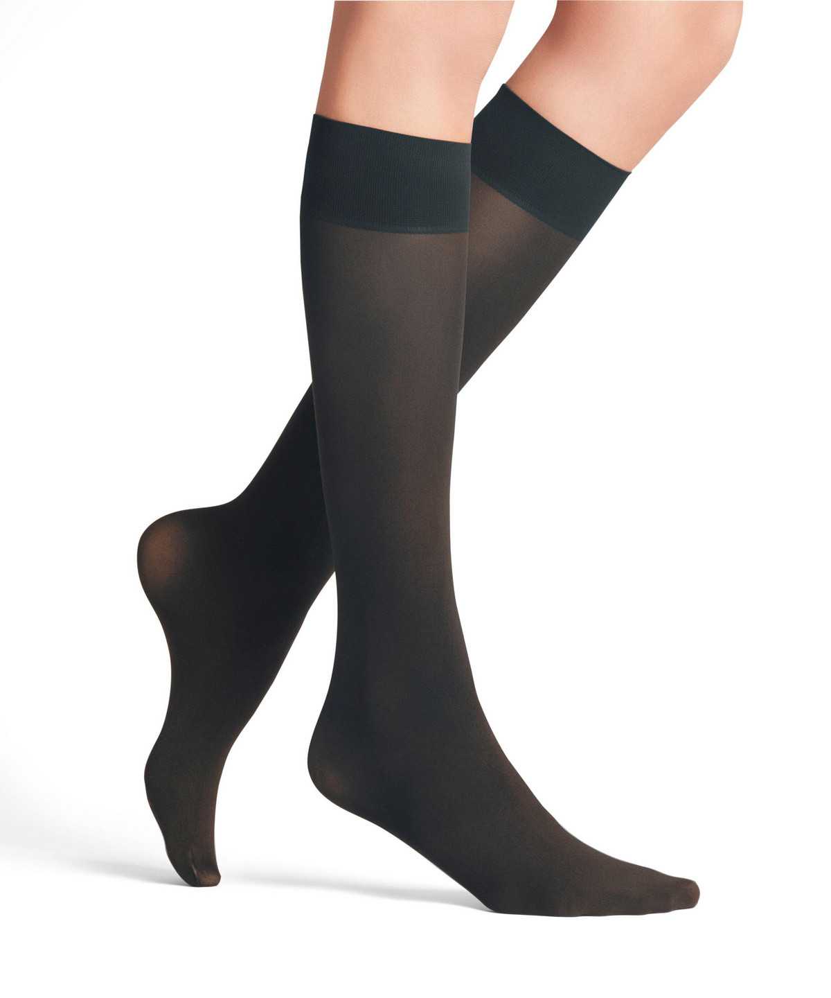 Falke Pure Matt 50 DEN Knee-high Socks Zokni Női Szürke | WLTY-74610