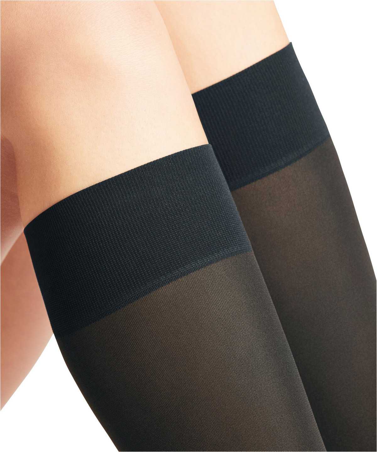 Falke Pure Matt 50 DEN Knee-high Socks Zokni Női Szürke | WLTY-74610