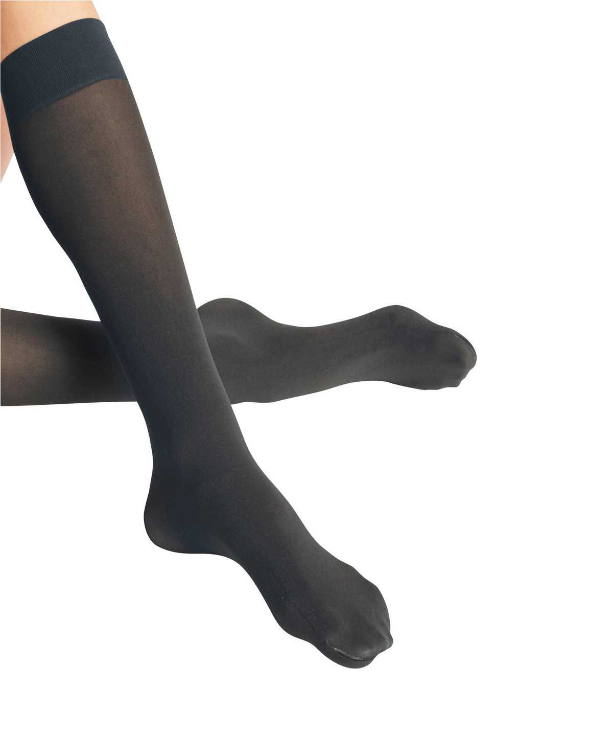 Falke Pure Matt 50 DEN Knee-high Socks Zokni Női Szürke | WLTY-74610