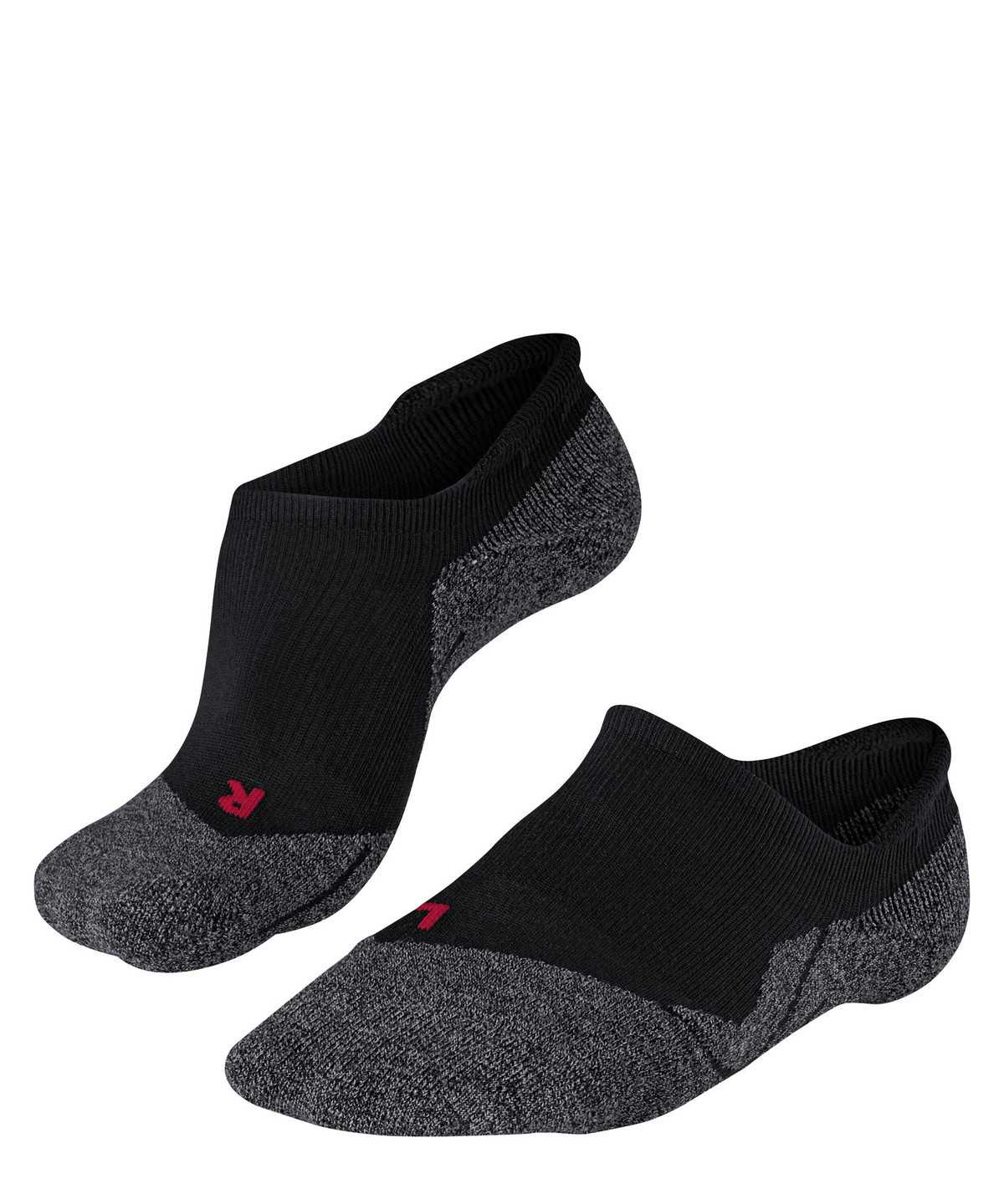 Falke RU3 Comfort Invisible Running Invisibles Sports Socks Női Fekete | BZLS-29730