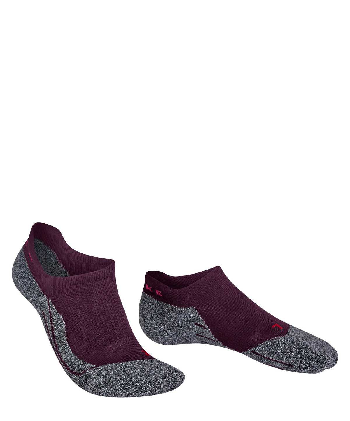 Falke RU3 Comfort Invisible Running Invisibles Sports Socks Női Piros | NHEA-13628