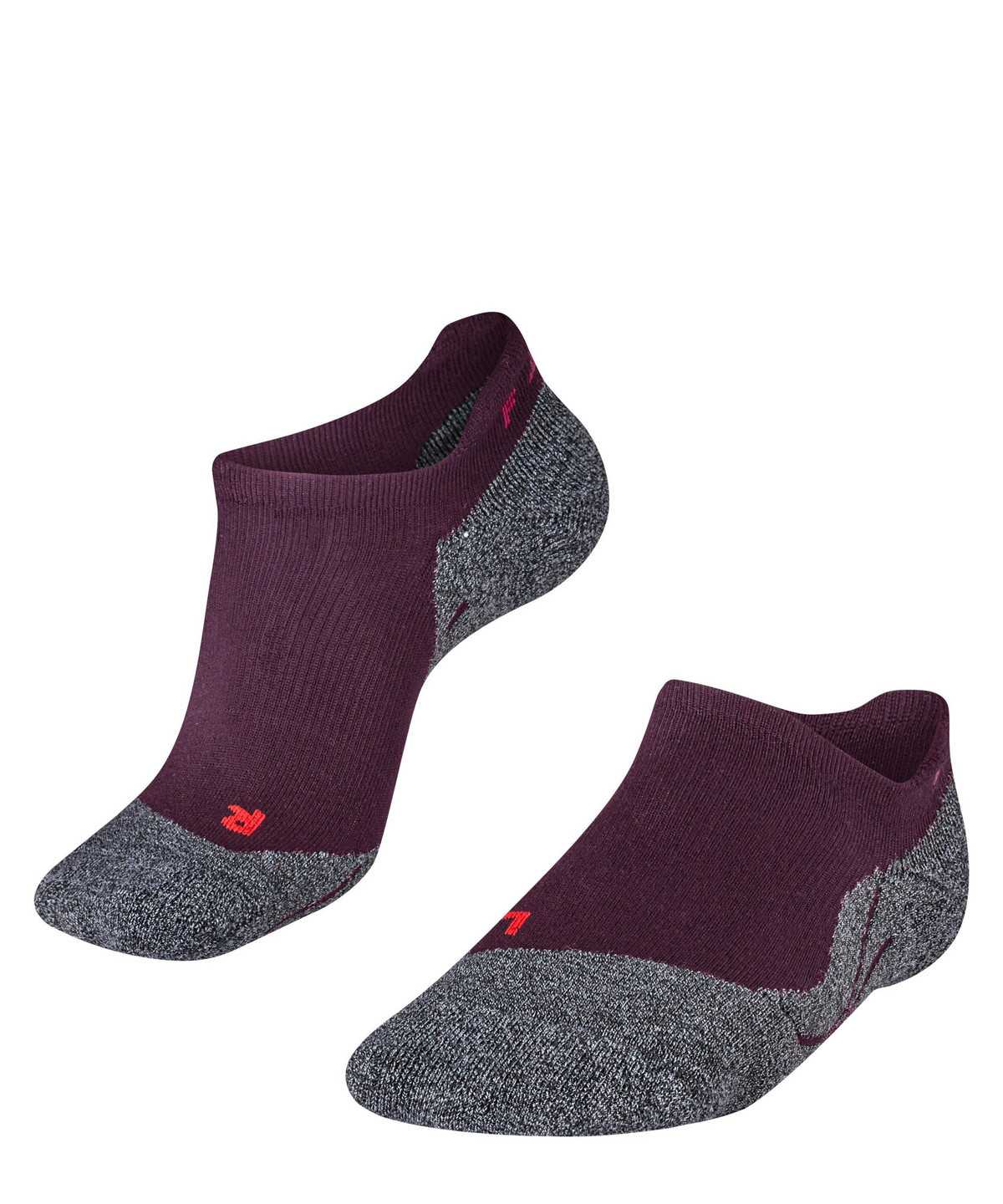 Falke RU3 Comfort Invisible Running Invisibles Sports Socks Női Piros | NHEA-13628