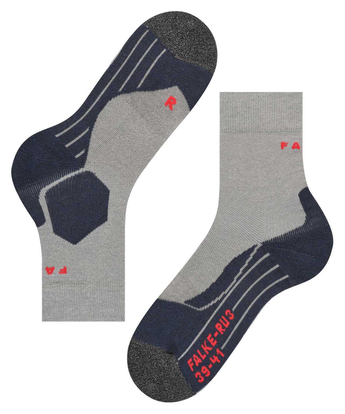 Falke RU3 Comfort Running Socks Zokni Férfi Szürke | ROZX-59172