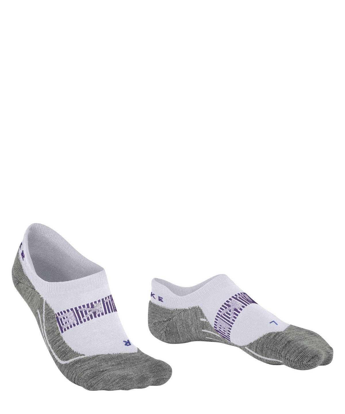 Falke RU4 Endurance Cool Invisible Running Invisibles Sports Socks Női Fehér | ISFY-61459