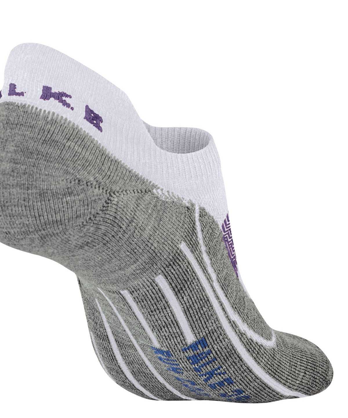 Falke RU4 Endurance Cool Invisible Running Invisibles Sports Socks Női Fehér | ISFY-61459