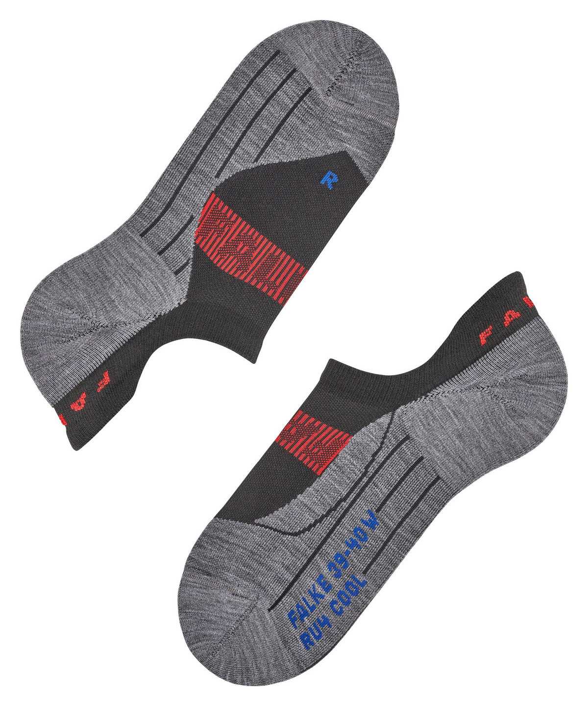 Falke RU4 Endurance Cool Invisible Running Invisibles Sports Socks Női Fekete | OACP-14523