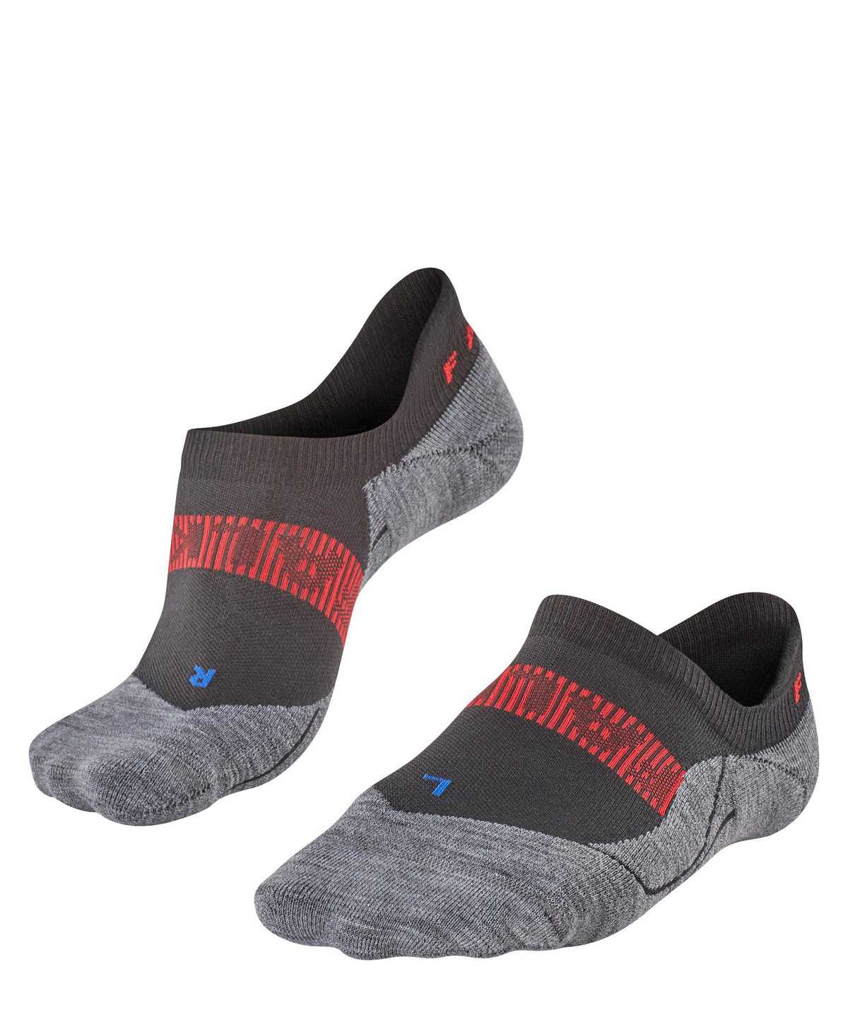 Falke RU4 Endurance Cool Invisible Running Invisibles No Show Socks Férfi Fekete | BJWV-25649