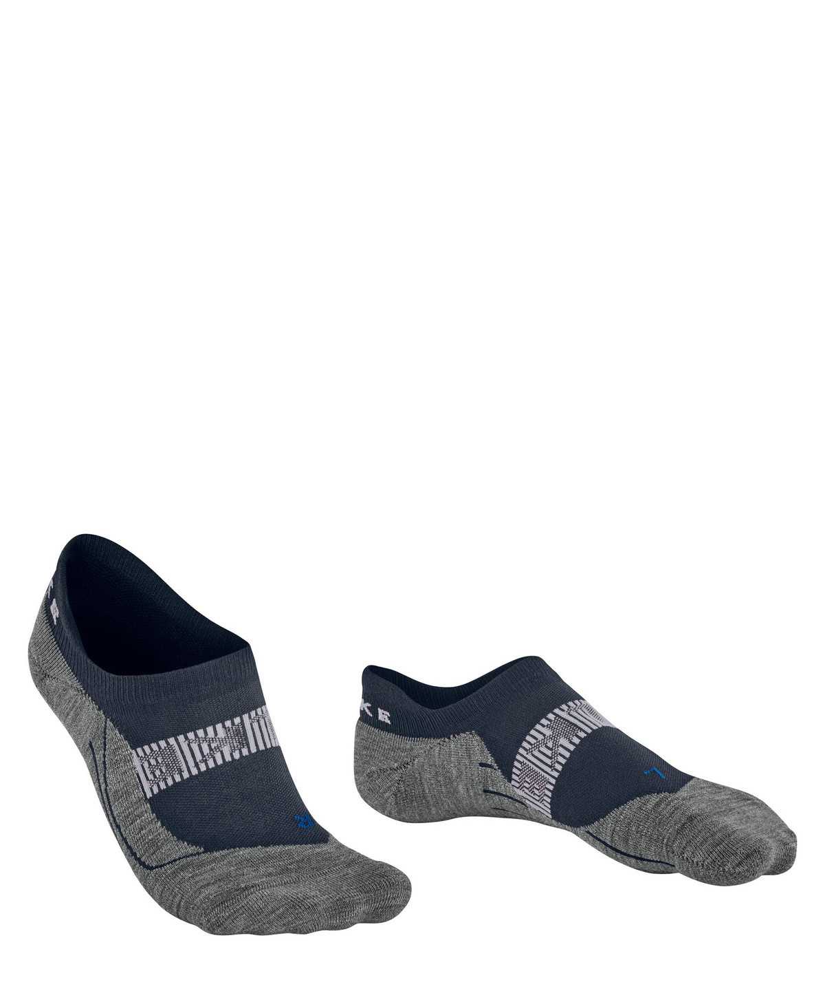 Falke RU4 Endurance Cool Invisible Running Invisibles No Show Socks Férfi Kék | VCAQ-17298