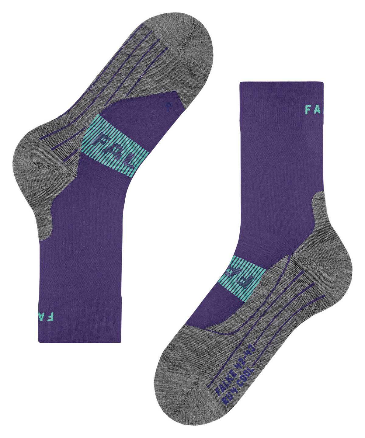 Falke RU4 Endurance Cool Running Socks Sports Socks Női Lila | VELP-08734