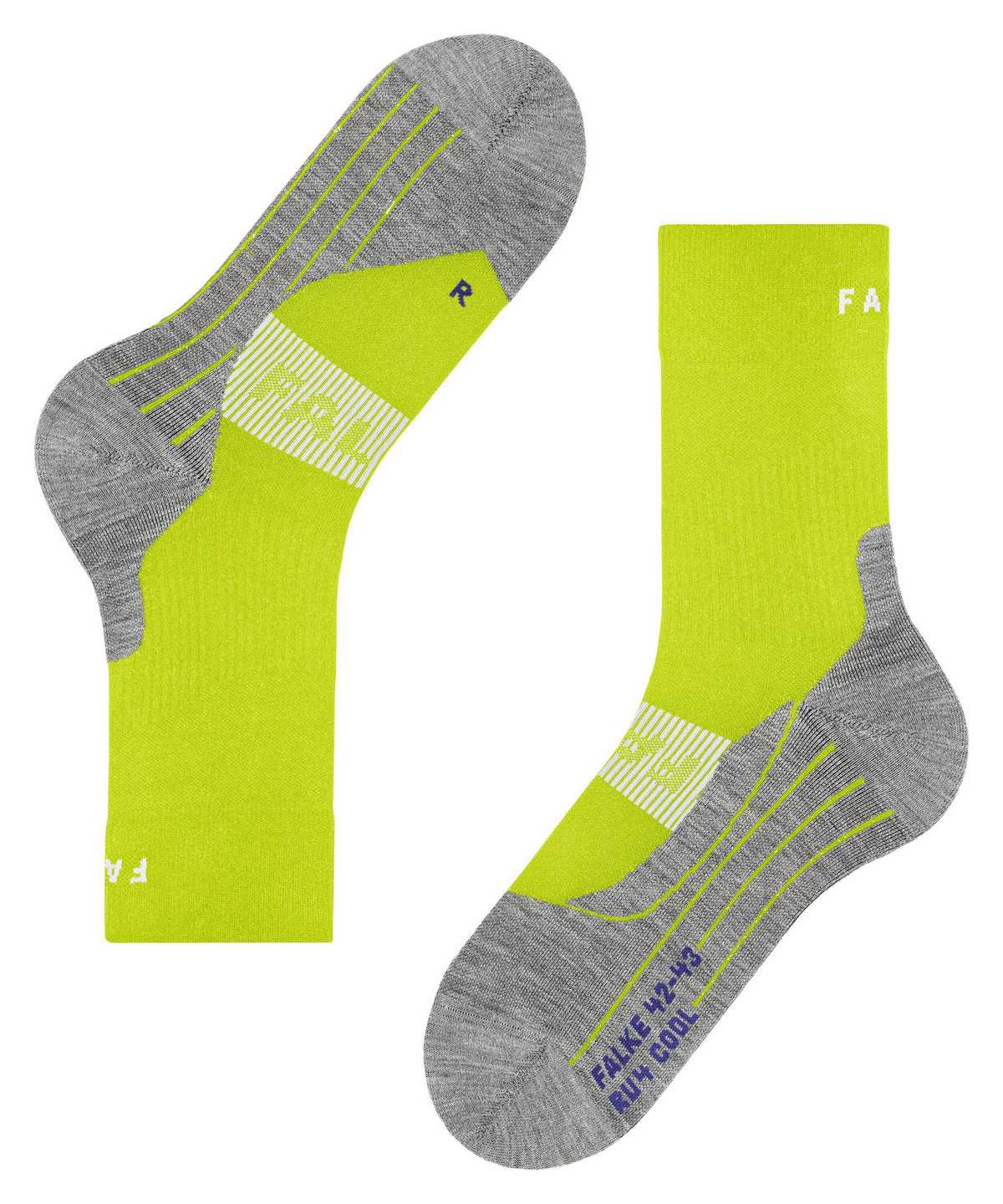 Falke RU4 Endurance Cool Running Socks Zokni Férfi Zöld | DYKM-02417