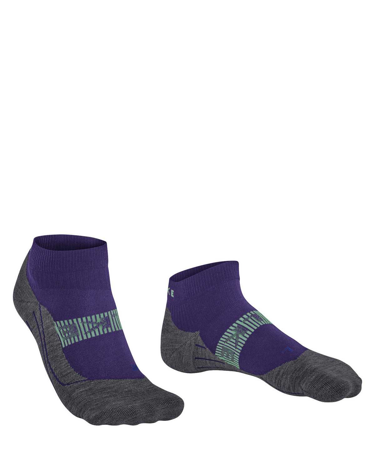 Falke RU4 Endurance Cool Short Running Short sock Sports Socks Női Lila | SMGL-98735