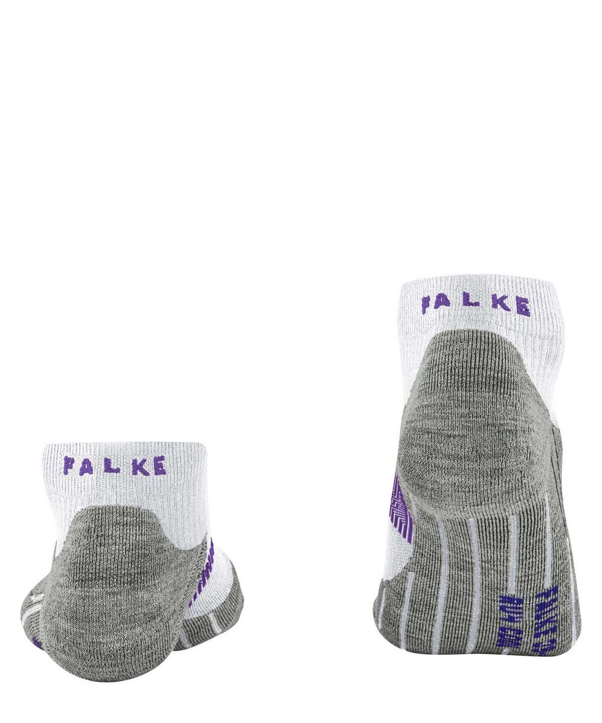 Falke RU4 Endurance Cool Short Running Short sock Sports Socks Női Fehér | LUER-75406